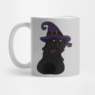 Black Rabbit Witch Left _ Bunniesmee Halloween Edition Mug